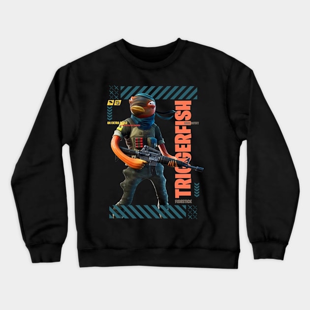 triggerfish Crewneck Sweatshirt by rezbilstore